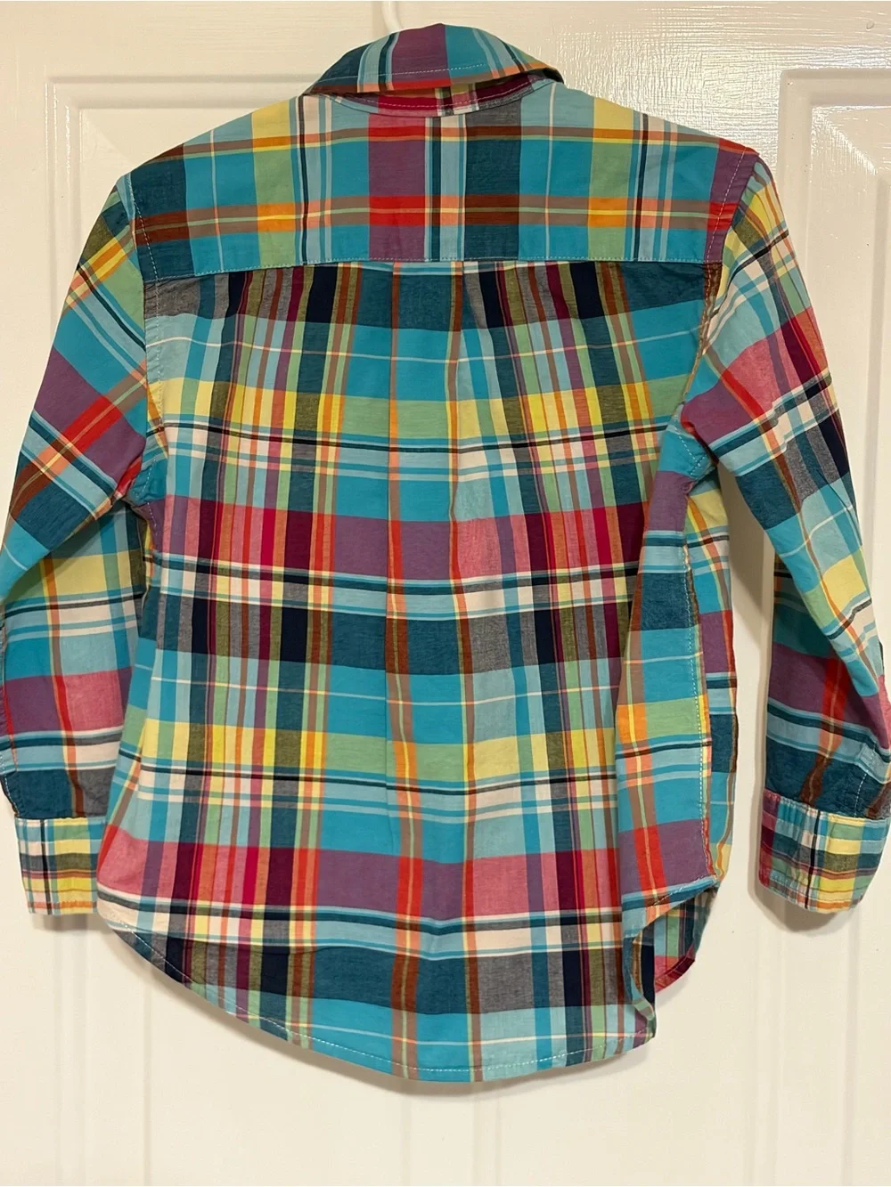 Ralph Lauren Beautiful Long-Sleeve Colorful Plaid Button-Down Shirt Size 3/3T